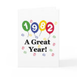 1982 A Great Year Birthday Card