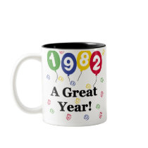 1982 A Great Year Birthday Mug