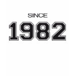 1982 birthday gift idea tee shirt