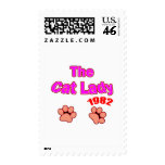 1982 Cat Lady postage