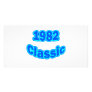 1982 Classic Blue Photo Greeting Card