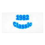 1982 Classic Blue Photo Greeting Card