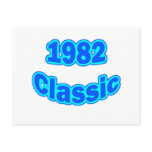 1982 Classic Blue Postcard