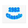 1982 Classic Blue Postcard