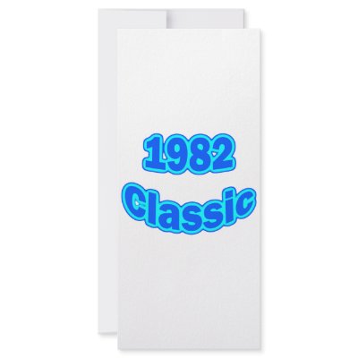 1982 Classic Blue Rack Cards by birthyeardesigns3