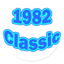 1982 Classic Blue stickers by birthyeardesigns3 1982 Classic Blue stickers