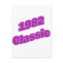 1982 Classic Purple Postcard