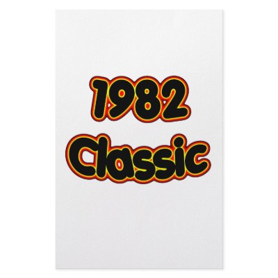 1982 Classic Personalized Stationery by birthyeardesigns3
