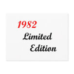 1982 Limited Edition Post Card