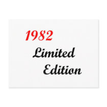 1982 Limited Edition Post Card