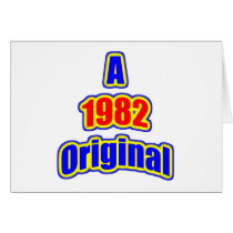 1982 Original Blue Red Card