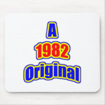1982 Original Blue Red Mouse Pad
