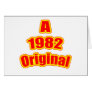 1982 Original Red Card