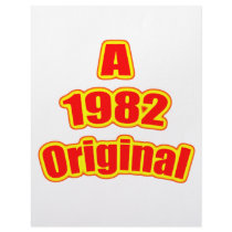 1982 Original Red letterhead by birthyeardesigns4 1982 Original Red letterhead