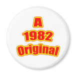 1982 Original Red Refrigerator Magnets