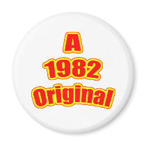 1982 Original Red Refrigerator Magnets