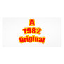 1982 Original Red Customized Photo Card