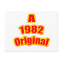1982 Original Red Post Card