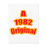 1982 Original Red Postcard