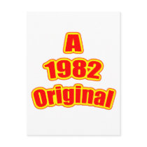 1982 Original Red Postcard