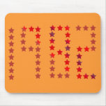 1982 Stars Red Orange Mousepad