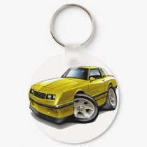 1983-88 Monte Carlo Yellow Car keychains