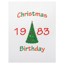1983 Christmas Birthday letterhead