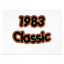 1983 Classic Personalized Announcements