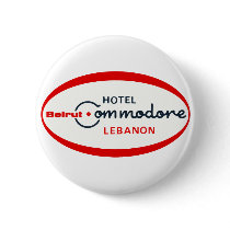 1983 Hotel Commodore logo Pin
