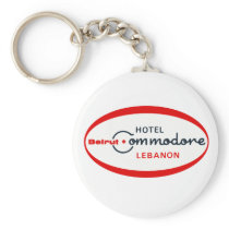1983 Hotel Commodore logo Key Chain