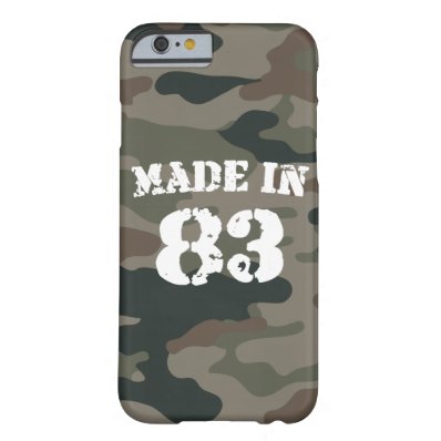 1983 Made In 83 iPhone 6/6s Barely There iPhone 6 Case