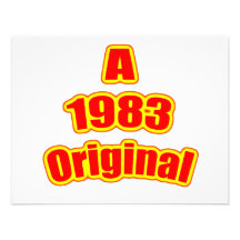 1983 Original Red Invite