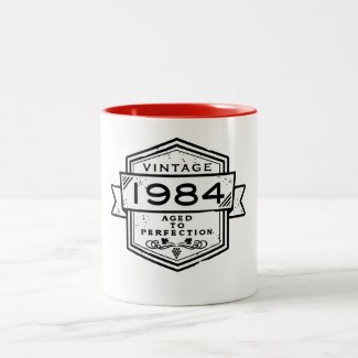 1984 Aged To Perfection Mugs