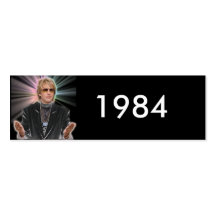 1984 Bookmark Business Card Templates