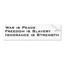 1984 bumper stickers by heltoew 1984 bumper stickers