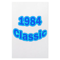 1984 Classic Blue stationery