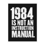 1984 is Not an Instruction Manual Post Cards