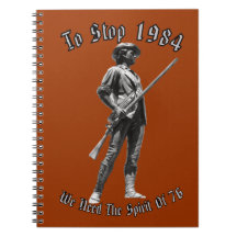 1984 or 1776? spiral notebooks