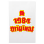 1984 Original Red Stationery