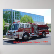 1985 Hahn Firetruck Print