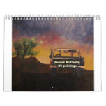 1986-32x24-Oil on Wood Panel-The Pickup, Dennis... Calendar