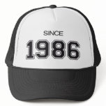 1986 birthday gift idea mesh hats