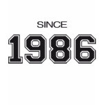 1986 birthday gift idea tee shirts