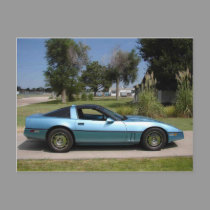 1986 Corvette postcards