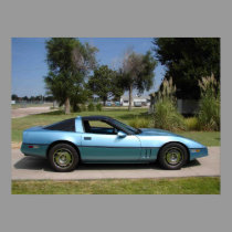 1986 Corvette posters