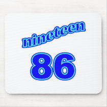 1986 Nineteen 86 Mousepad