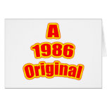1986 Original Red Greeting Cards