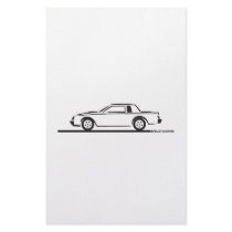 1987 Buick Grand National Stationery Paper
