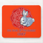 1987 The Year of the Rabbit Gifts Mousepad