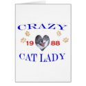 1988 Crazy Cat Lady cards